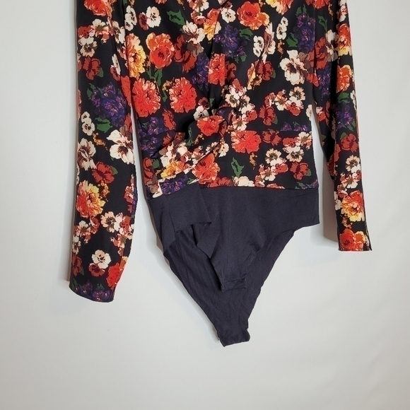 Zara Floral And Black Body Suit - Picture 6 of 12